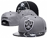 Raiders Team Logo Gray Adjustable Hat GS,baseball caps,new era cap wholesale,wholesale hats